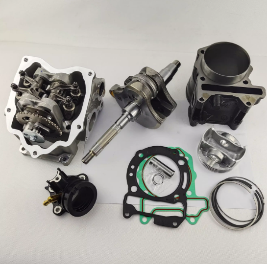 Motorcycle Crankshaft - ชุดกระบอกสูบมอเตอร์ไซค์ขนาด 75 มม. พร้อมเพลาข้อเหวี่ยง วาล์ว และฝาสูบ