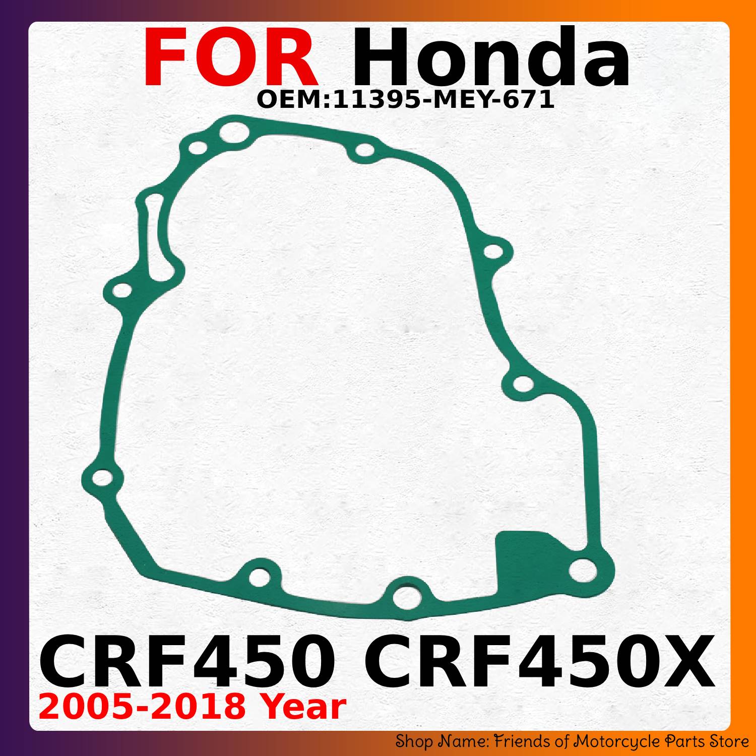 Motorcycle Stator - รถจักรยานยนต์ Stator Magneto Generator ปะเก็นฝาครอบสําหรับ Honda