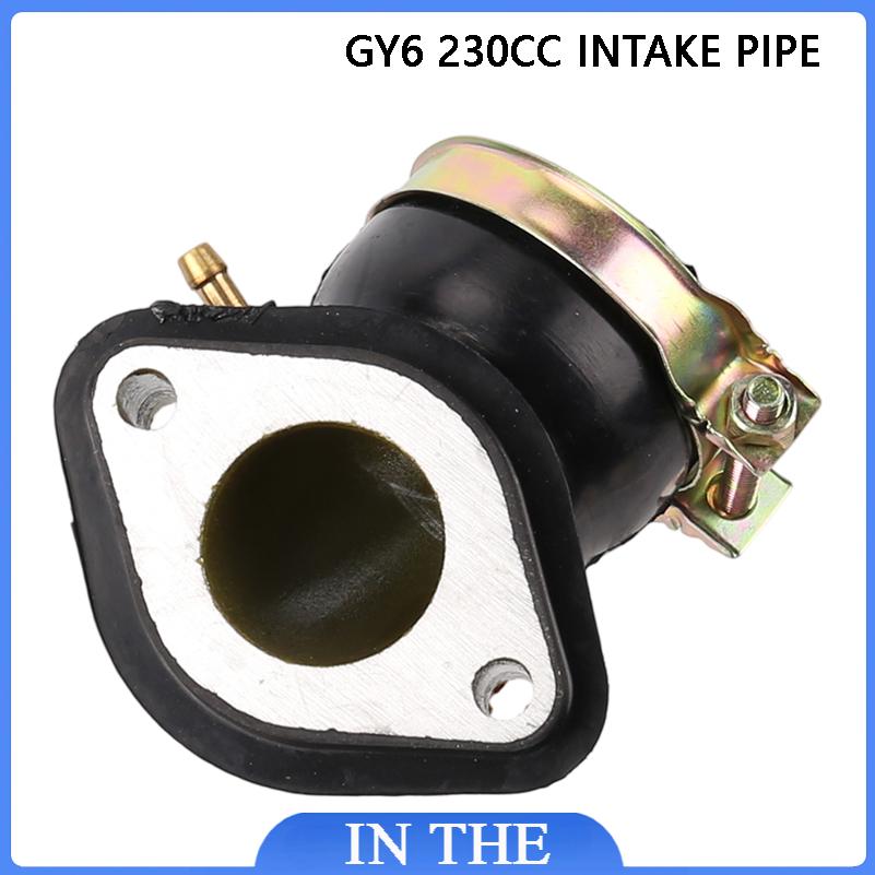 Motorcycle Carburetor - อะแดปเตอร์ช่องลมคาร์บูเรเตอร์รถจักรยานยนต์ สำหรับ GY6 230cc อะไหล่สากล ท่อไอดีคาร์บูเรเตอร์