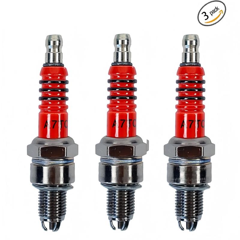 Motorcycle Spark Plug - ชุด 3 ชิ้น หัวเทียน 3 ขั้ว