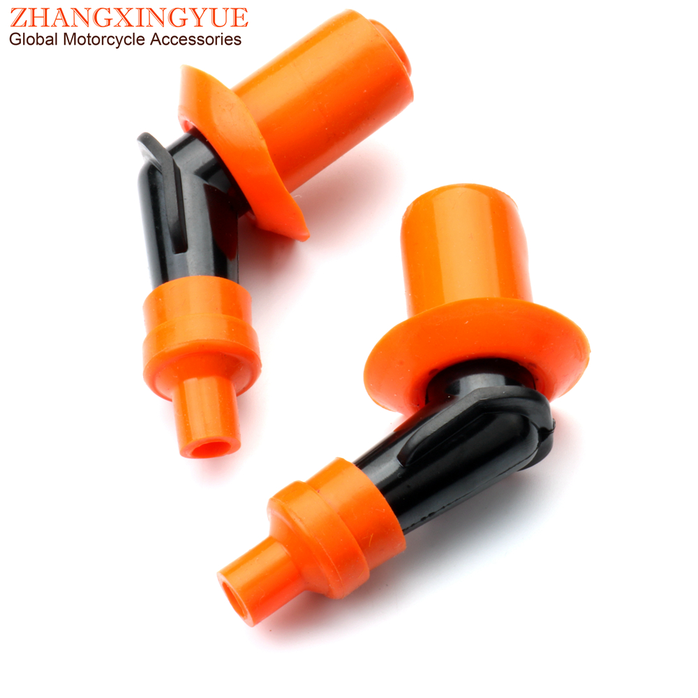 Motorcycle Spark Plug - หัวเทียนรถจักรยานยนต์ 2 ชิ้น สำหรับรถแข่ง สกู๊ตเตอร์ ATV