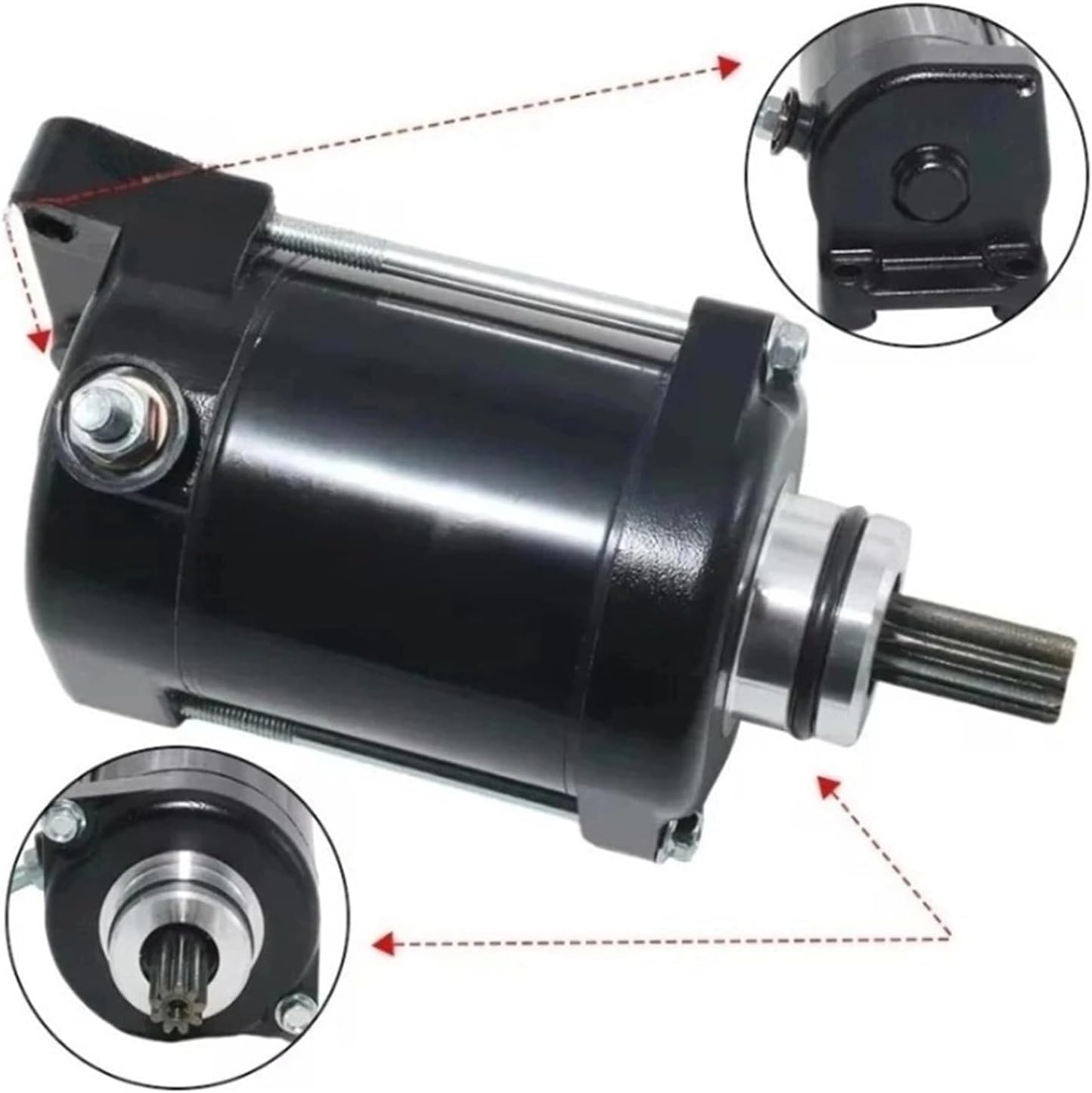 มอเตอร์สตาร์ทไฟฟ้าสำหรับรถจักร - Motorcycle Starter Motor บทวิจารณ์และราคา