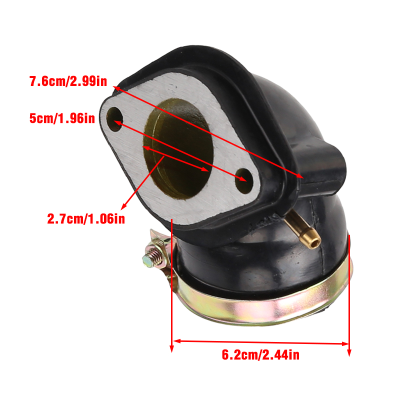 ท่อไอดี Gy6 230cc สำหรับคาร์บู - Motorcycle Carburetor บทวิจารณ์และราคา